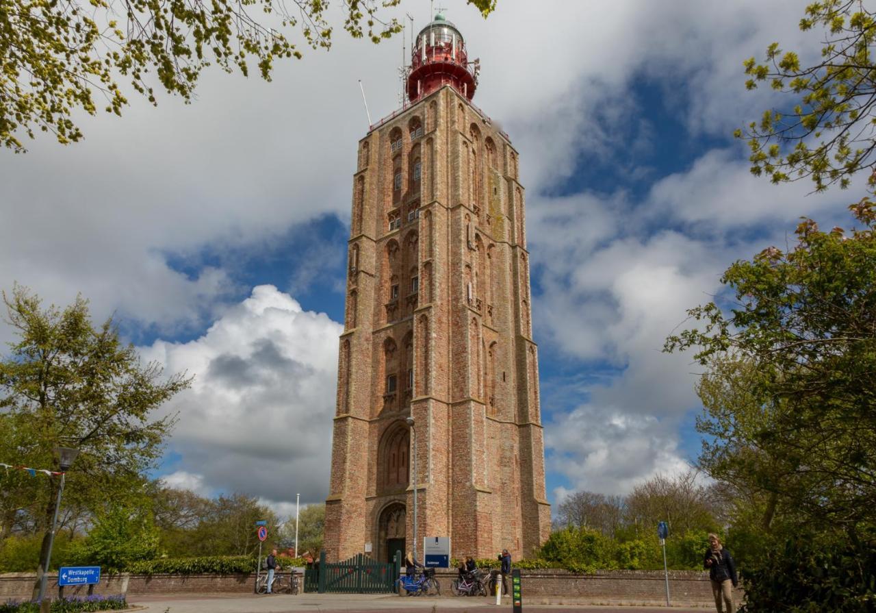 Ruim Appartement Met Sauna, Zuidstraat 125 In Westkapelle Exterior foto